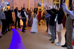 Haie d'honneur mariés